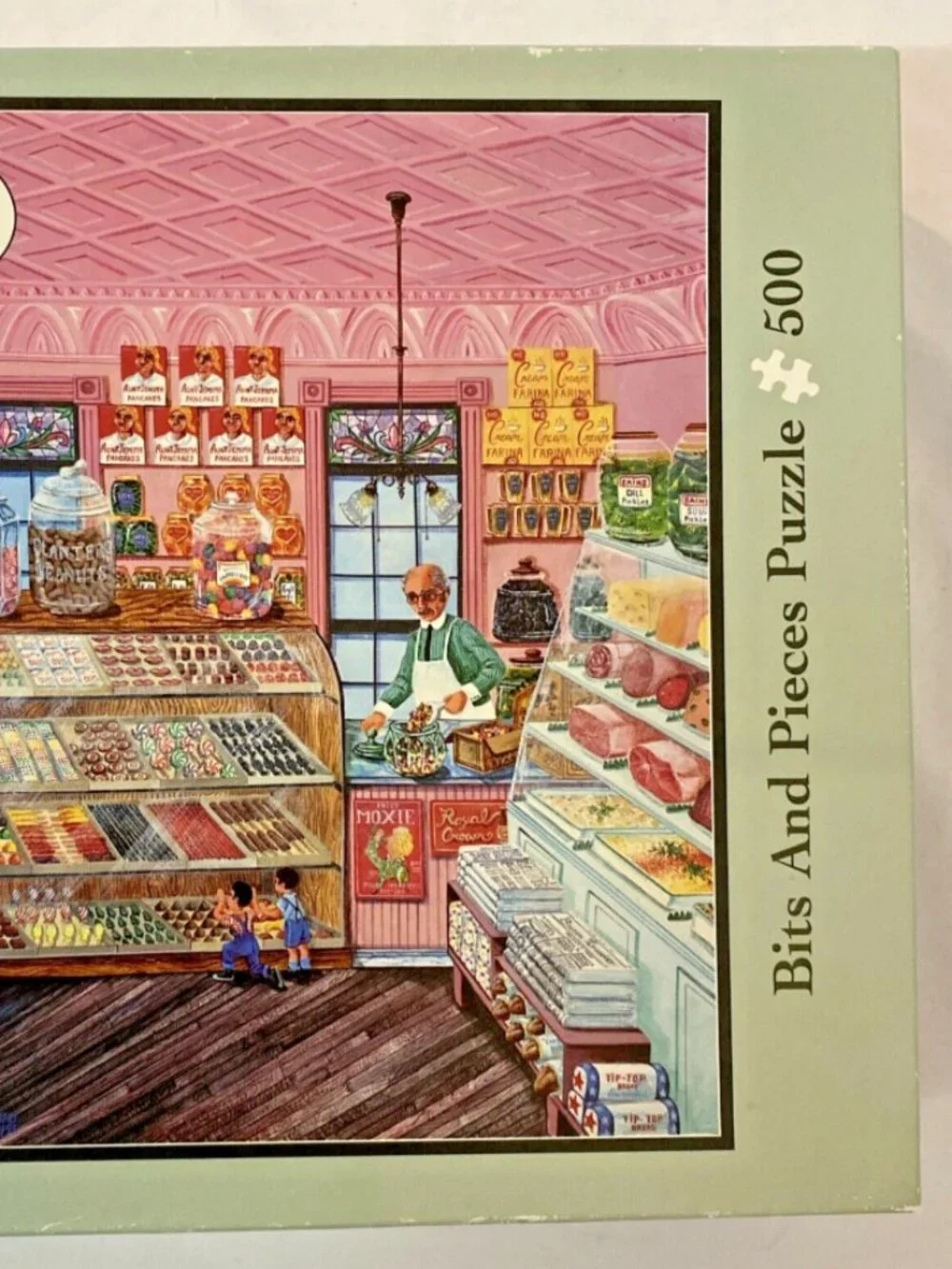 Bits And Pieces Studio Puzzle 500 Vintage Candy Store 16x20” Complete Jigsaw